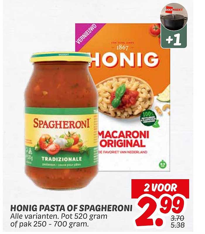 HONIG PASTA OF SPAGHERONI