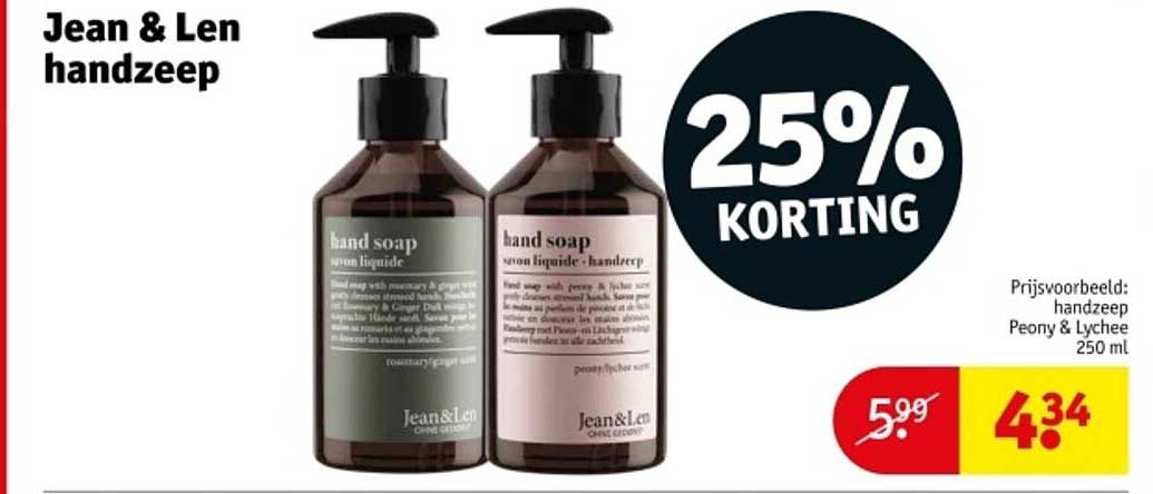 Jean & Len handzeep