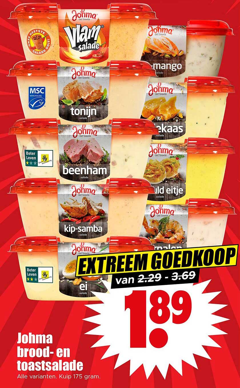 Johma brood- en toastsalade