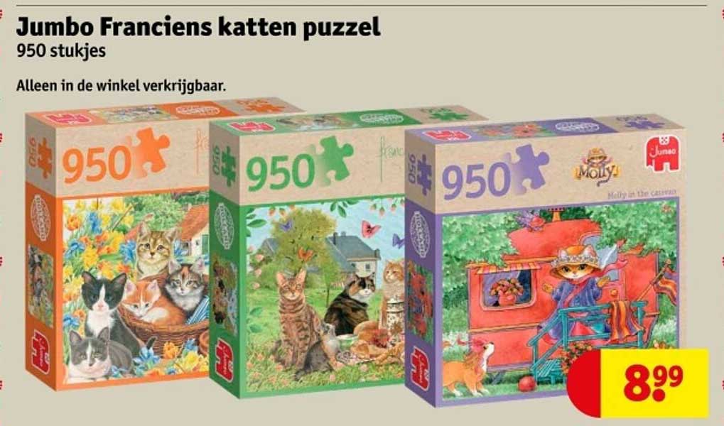 Jumbo Franciens katten puzzel