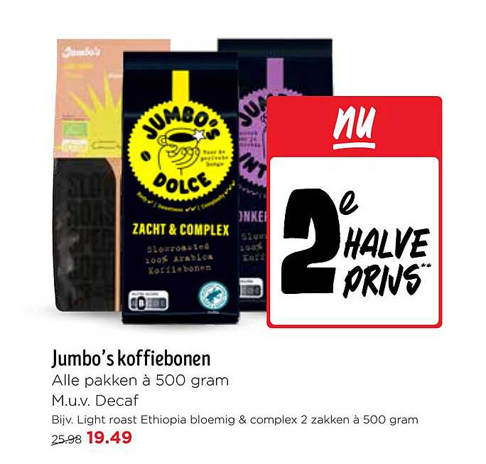 Jumbo's koffiebonen