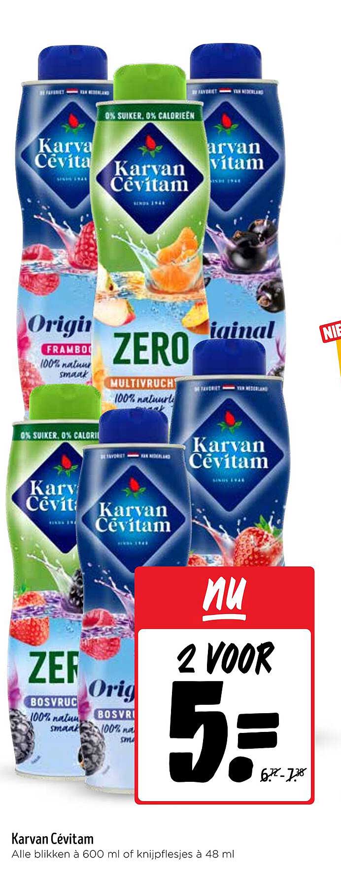 Karvan Cévitam - 2 voor 5= (6,72 - 7,38)