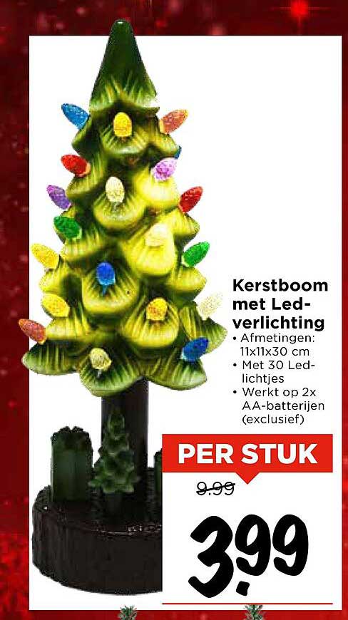 Kerstboom met Led-verlichting