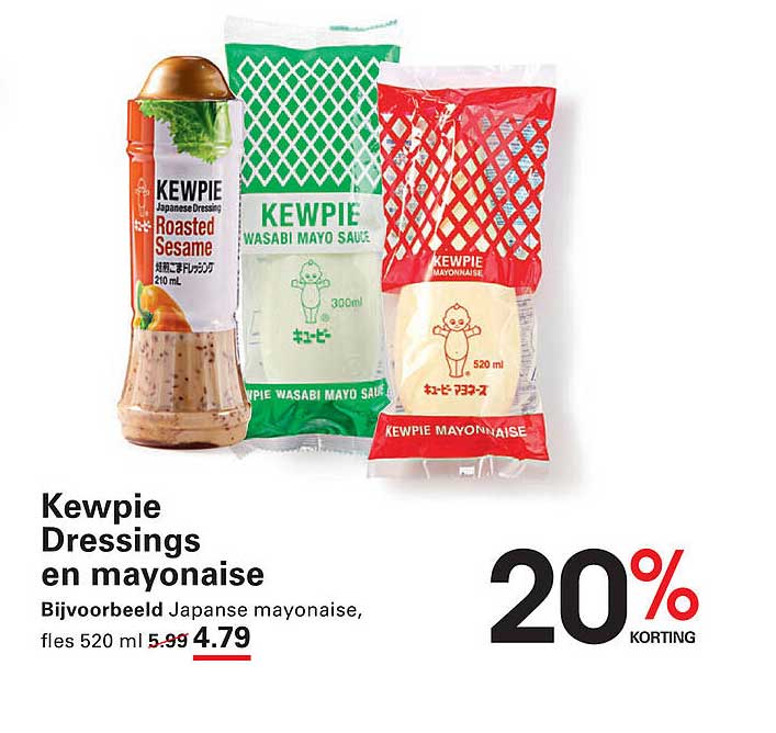 Kewpie Dressings en mayonaise