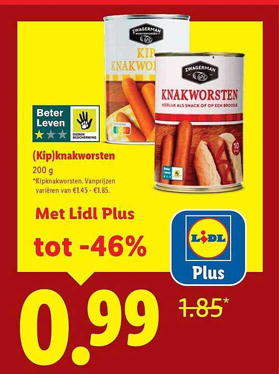 (Kip)knakworsten 200 g