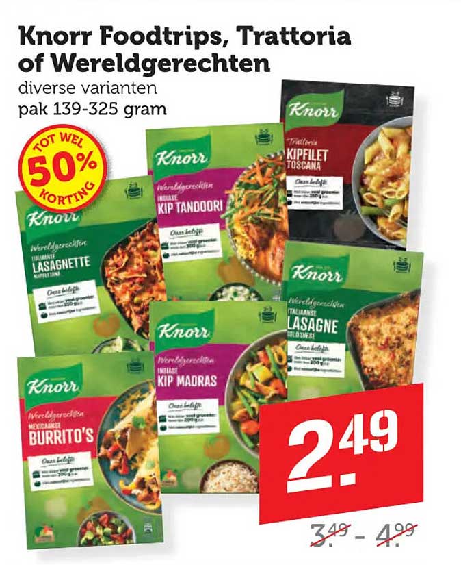 Knorr Foodtrips, Trattoria of Wereldgerechten