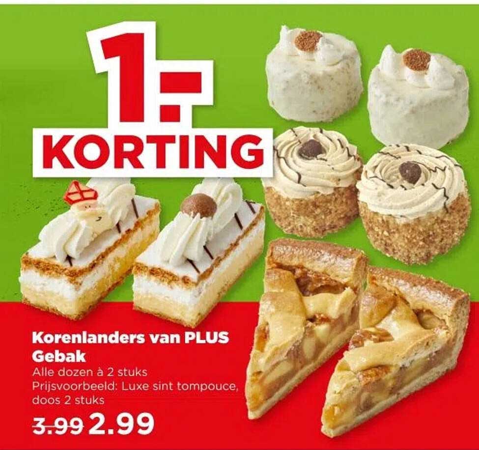 Korenlanders van PLUS Gebak