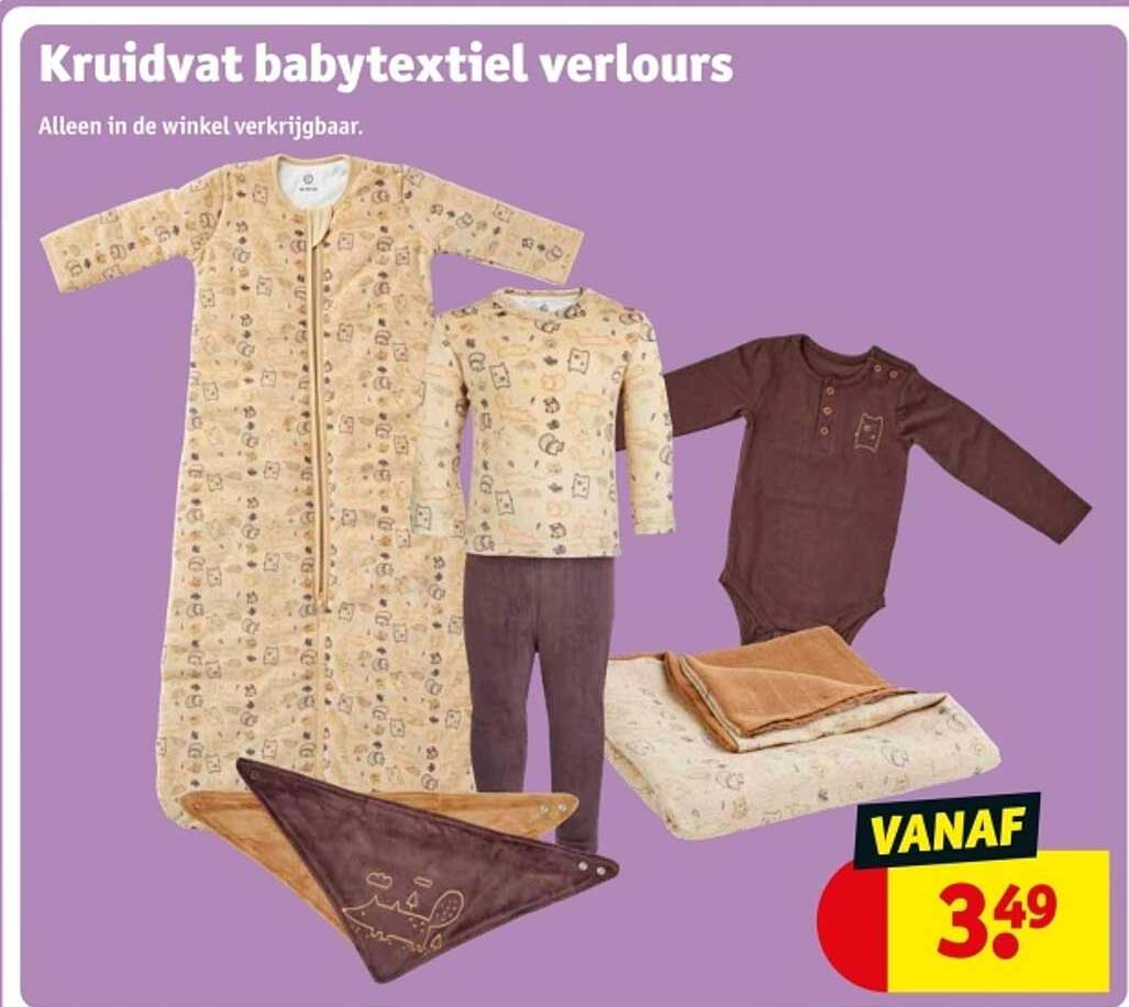 Kruidvat babytextiel verlof