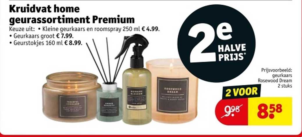 Kruidvat home geurassortiment Premium