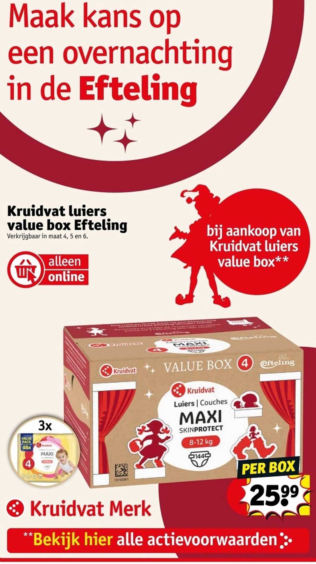 Kruidvat luiers value box Efteling