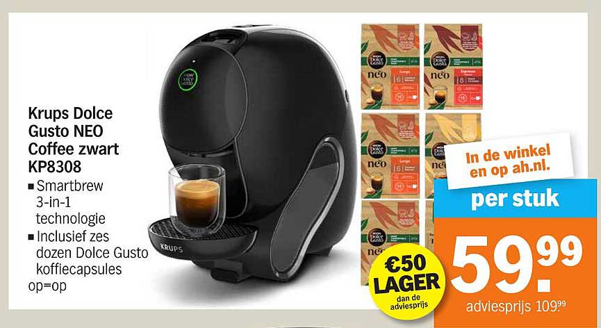 Krups Dolce Gusto NEO Coffee zwart KP8308