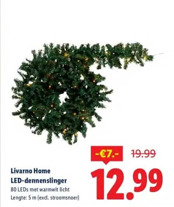 Livarno Home LED-dennenslinger