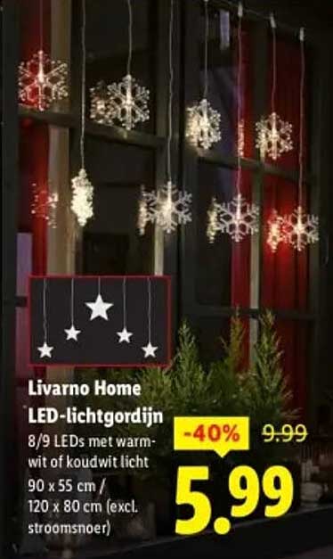 Livarno Home LED-lichtgordijn