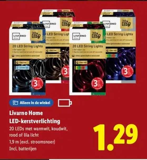 Livorno Home LED-kersverlichting