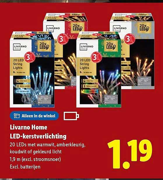 Livorno Home LED-kersverlichting