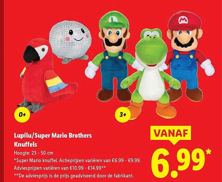 Lupilu/Super Mario Brothers Knuffels