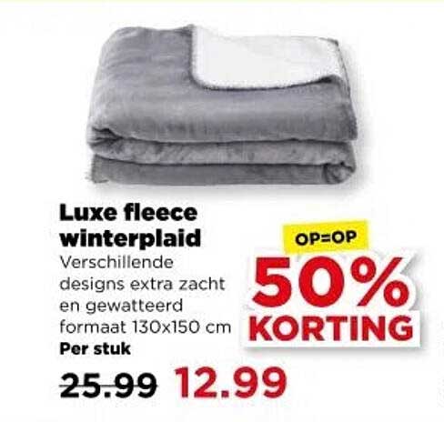 Luxe fleece winterplaid