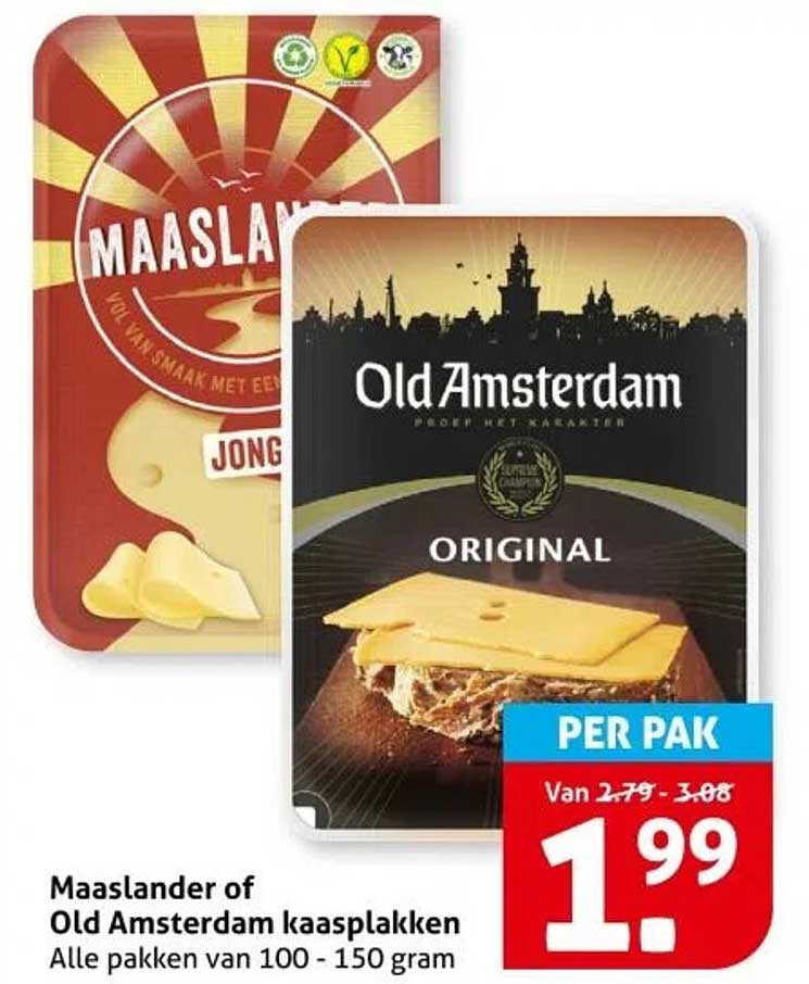 Maaslander of Old Amsterdam kaasplakken