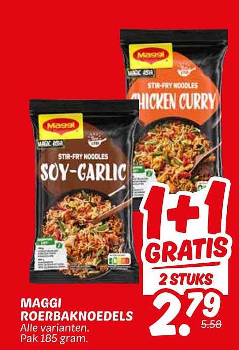 MAGGI ROERBAKNOEDELS - 1+1 GRATIS