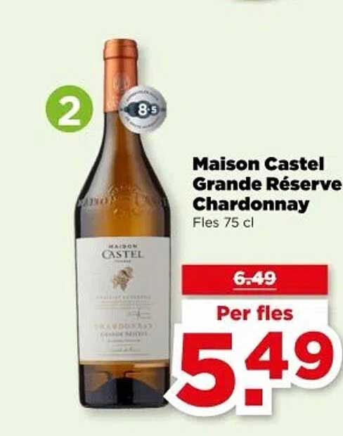 Maison Castel Grande Réserve Chardonnay Fles 75 cl