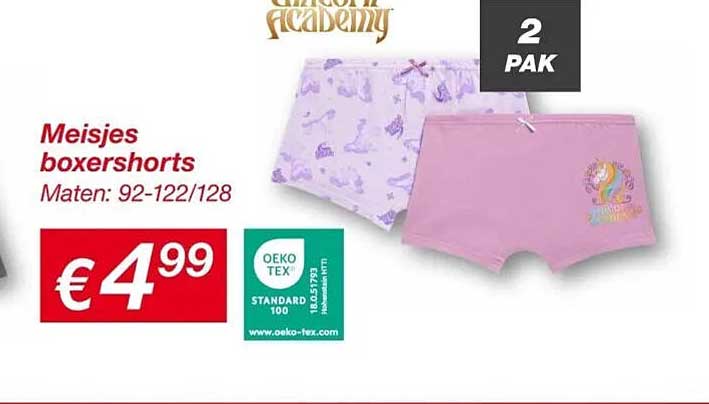 Meisjes boxershorts