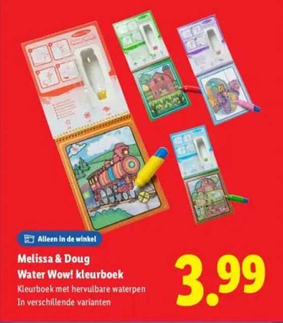 Melissa & Doug Water Wow! kleurboek