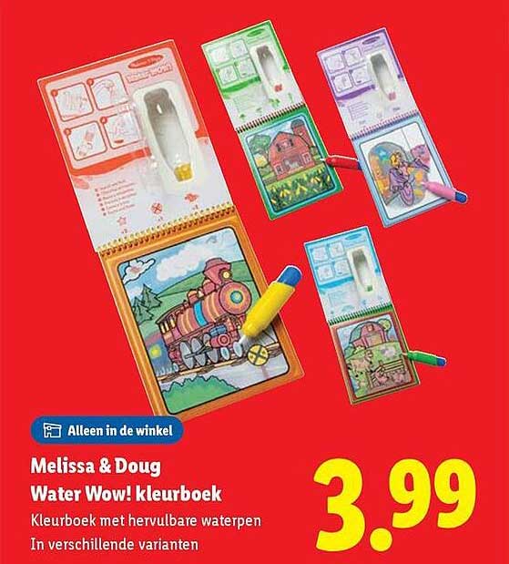 Melissa & Doug Water Wow! kleurboek
