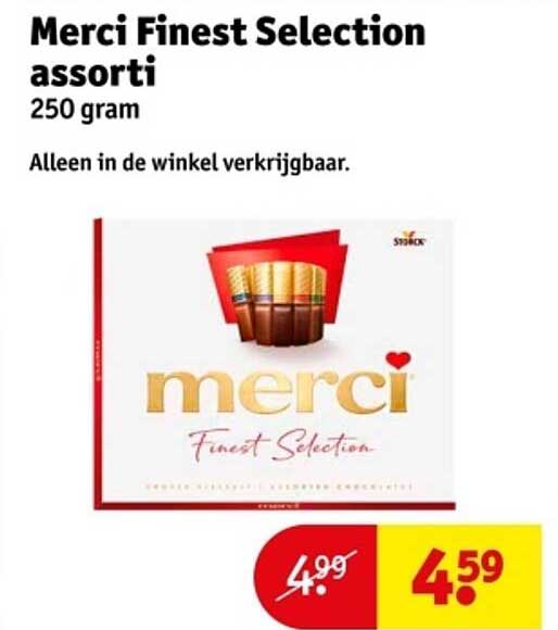 Merci Finest Selection assorti