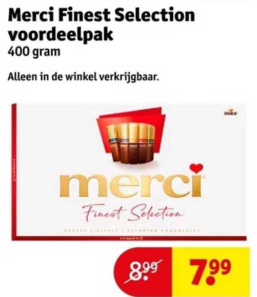 Merci Finest Selection voordeelpak