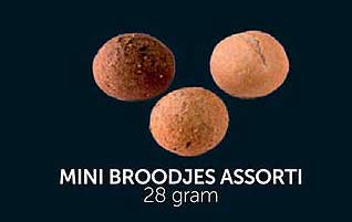 Mini Broodjes Assorti 28 gram