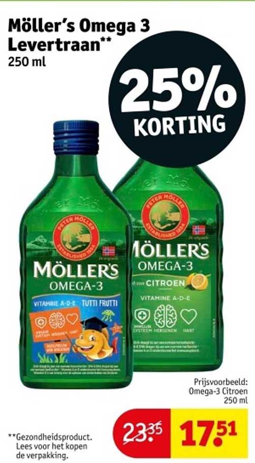 Möller’s Omega 3 Levertraan 250 ml