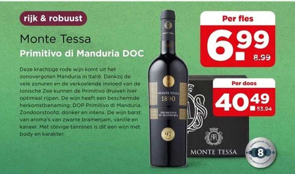 Monte Tessa Primitivo di Manduria DOC