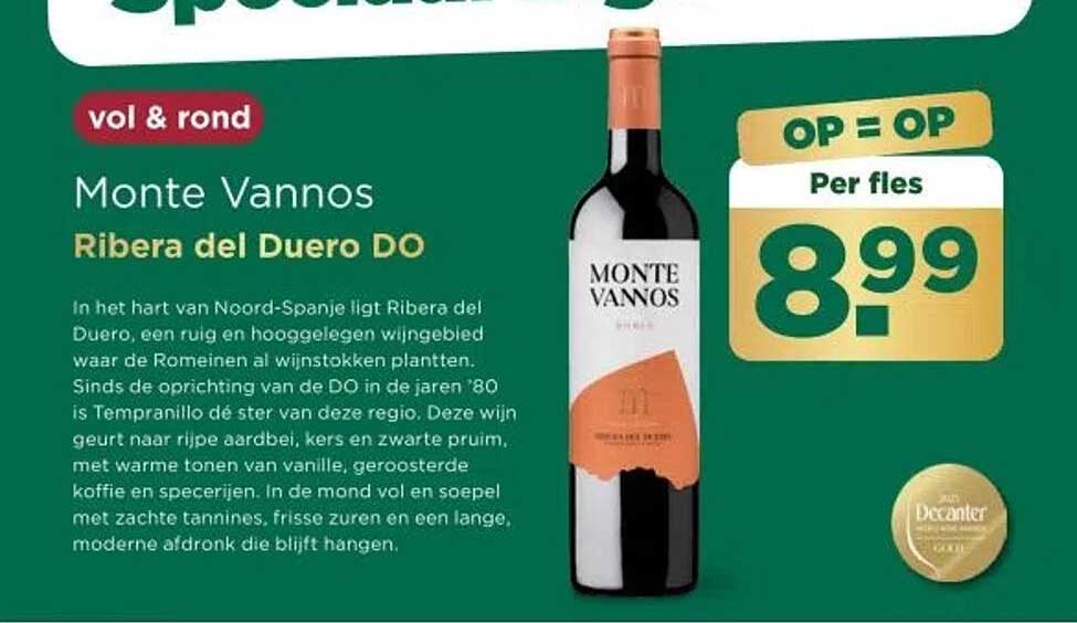 Monte Vannos Ribera del Duero DO