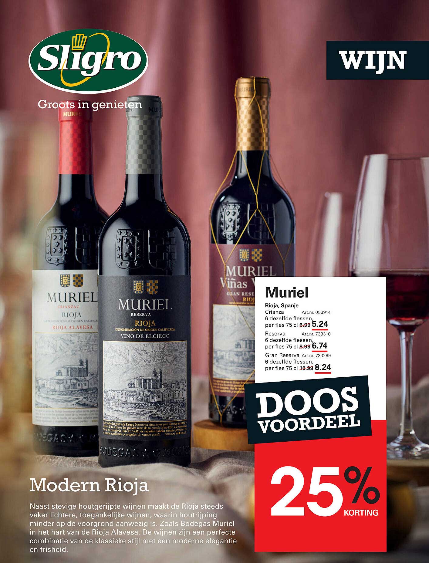 Muriel Wijn (Crianza, Reserva, Gran Reserva)