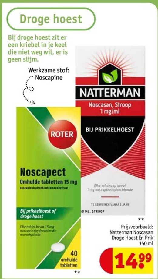 Natterman Noscasan Droge Hoest En Prik 150 ml