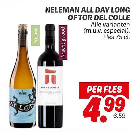 NELEMAN ALL DAY LONG OF TOR DEL COLLE