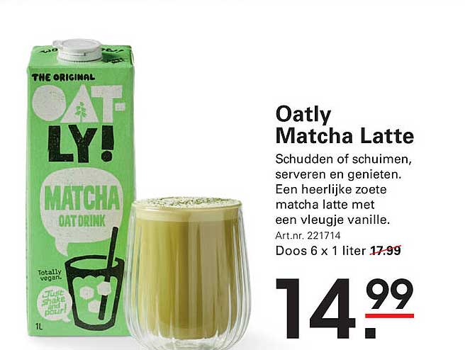 Oatly Matcha Latte