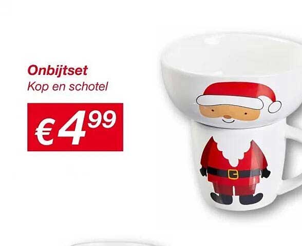 Onbijtset Kop en schotel