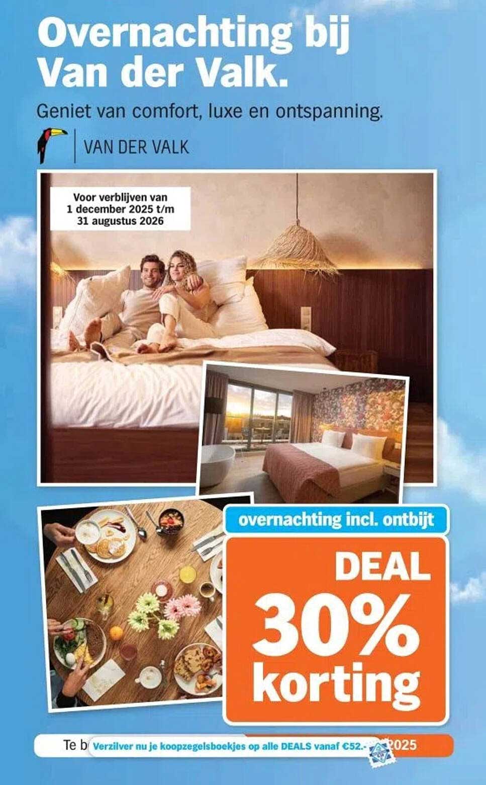 Overnachting bij Van der Valk.