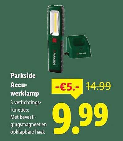 Parkside Accuwerklamp