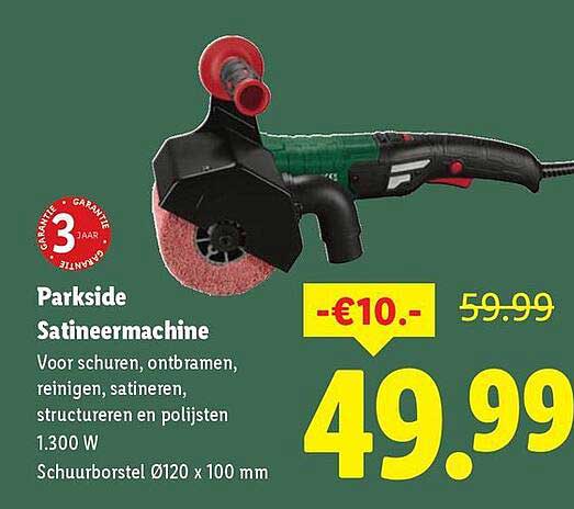 Parkside Satineermachine