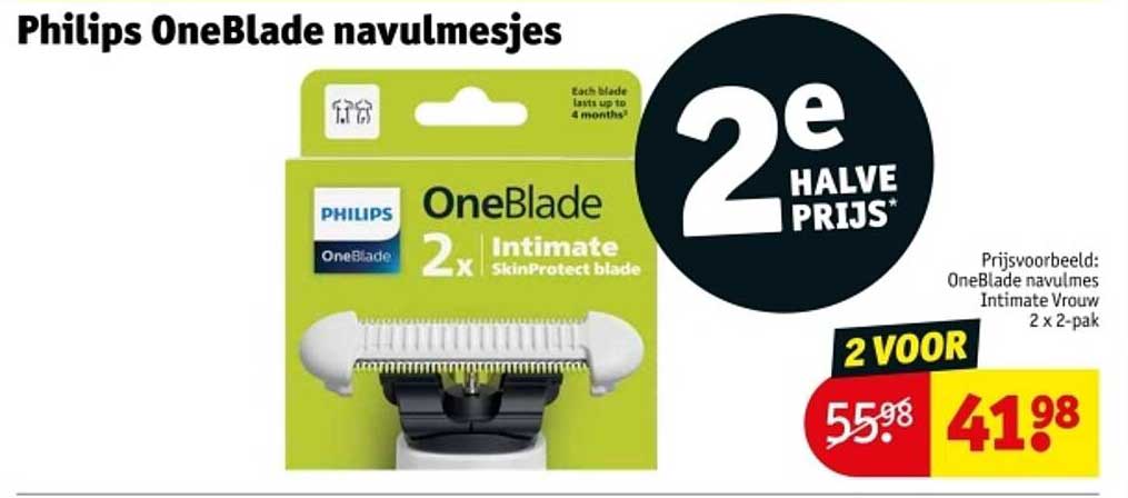 Philips OneBlade navullmesjes
