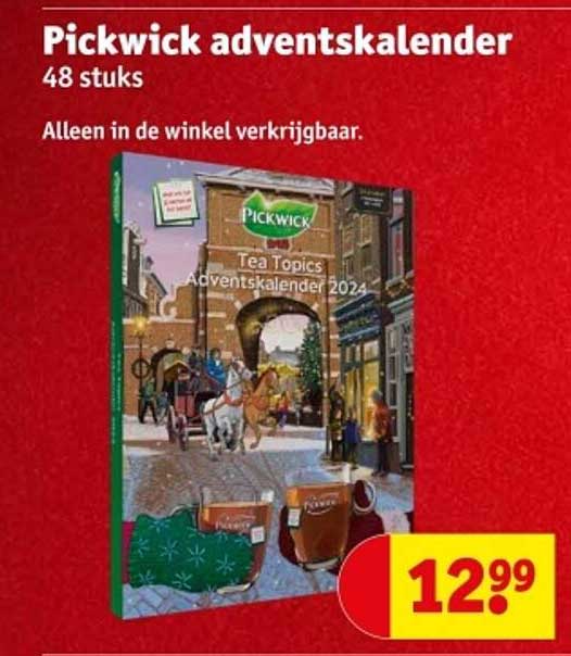 Pickwick adventskalender 48 stuks