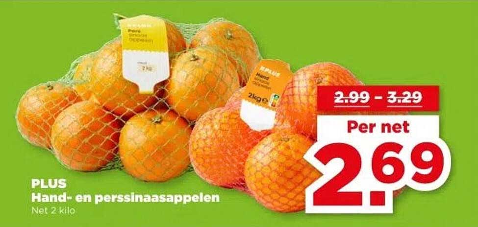 PLUS Hand- en perssinaasappelen 2 kg