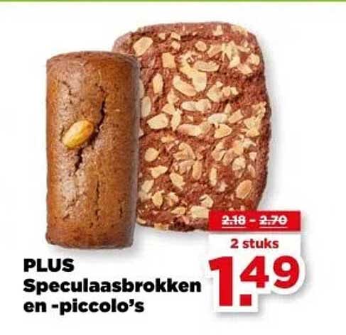 PLUS Speculaasbrokken en -piccolo’s