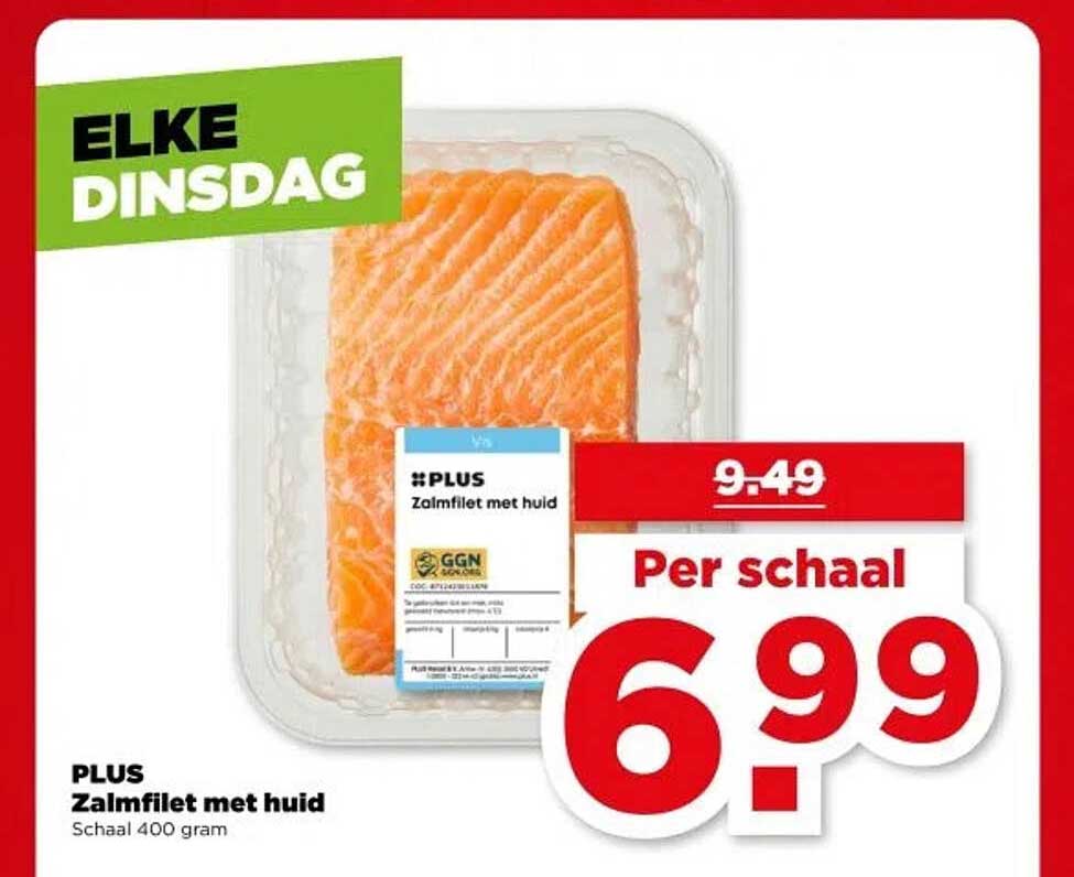 PLUS Zalmfilet met huid