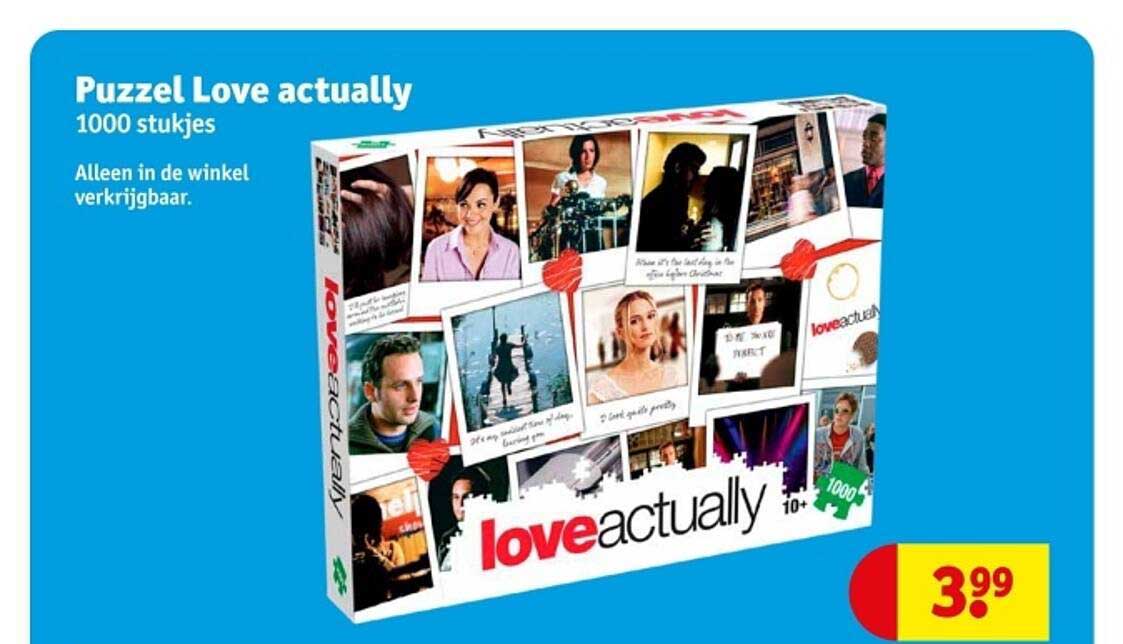 Puzzel Love actually 1000 stukjes