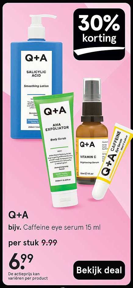 Q+A Caffeine eye serum 15 ml