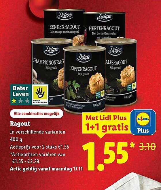 Ragout in verschillende varianten 400 g