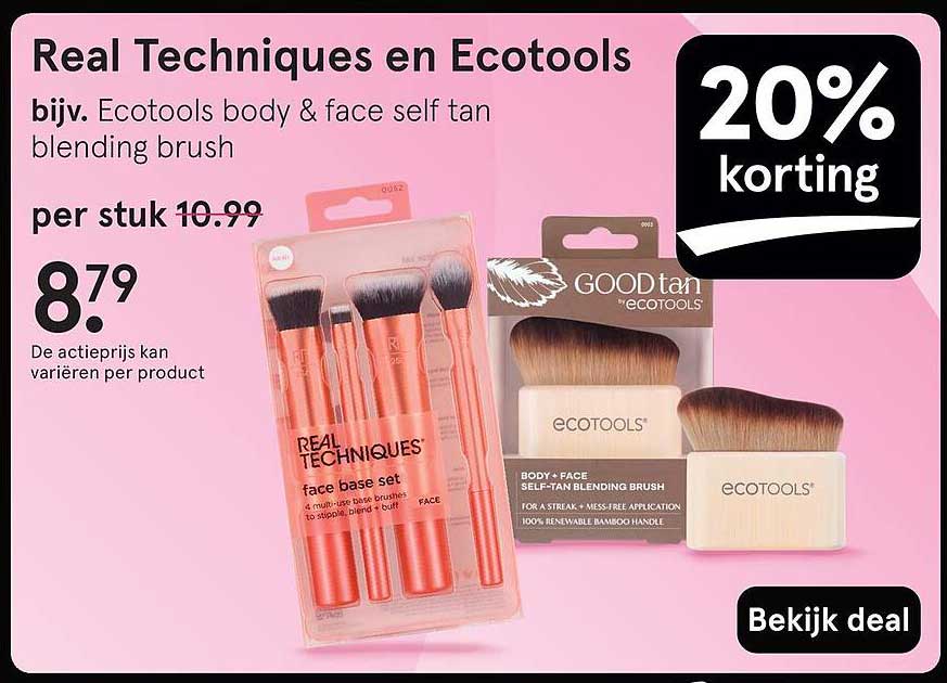 Real Techniques en Ecotools